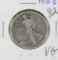 1918-S WALKING LIBERTY HALF DOLLAR - VG