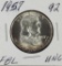 1957 FRANKLIN HALF DOLLAR - UNC