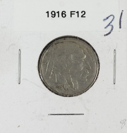 1916 BUFFALO NICKEL - F