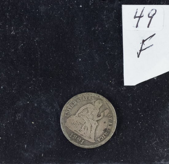 1891-S LIBERTY SEATED DIME