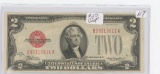 SERIES OF 1928-D $2 BILL - RED SEAL US NOTE