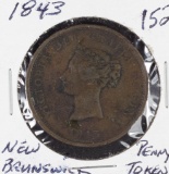 1843 NEW BRUNSWICK - PENNY TOKEN