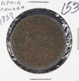 1857 UPPER CANADA BANK TOKEN