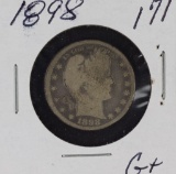 1898 - BARBER QUARTER - G+