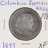 1893 COLUMBIAN EXPO COMMEMORATIVE HALF DOLLAR - XF
