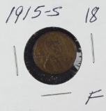 1915-S LINCOLN CENT -F