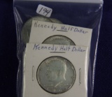 $6. FACE 40% SILVER KENNEDY HALF DOLLARS