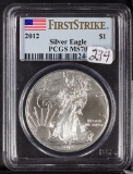 2012 - PCGS MS70 FIRST STRIKE SILVER EAGLE