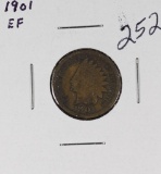 1901 - INDIAN HEAD CENT - XF