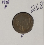 1918 - BUFFALO NICKEL - F