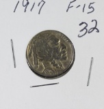 1917 BUFFALO NICKEL - F