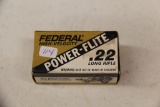 1 Box of 50, Federal Power-flite 22 LR