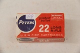 1 Box of 50, Peters Golden Bullet 22 LR