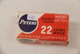 1 Box of 50, Peters Golden Bullet 22 LR