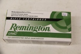 1 Box of 20, Remington 223 Rem 55 gr MC