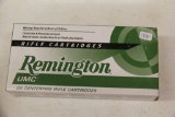 1 Box of 20, Remington 223 Rem 55 gr MC