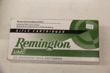 1 Box of 20, Remington 223 Rem 55 gr MC