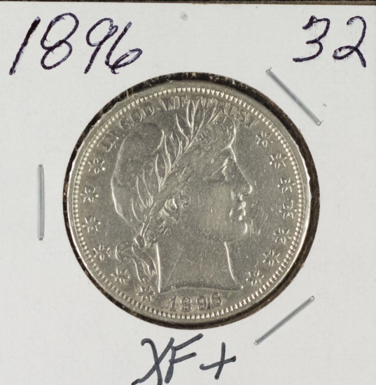 1896 - BARBER HALF DOLLAR - XF+