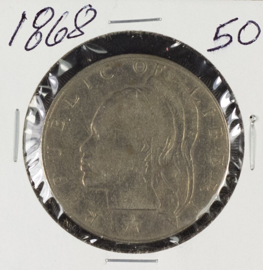 1968 LIBERIA ONE DOLLAR