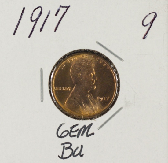 1917 - LINCOLN CENT - BU
