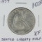 1877 - LIBERTY SEATED HALF DOLLAR - XF