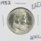 1952 - FRANKLIN HALF DOLLAR - UNC