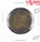 1845 - BRAIDED HAIR LARGE CENT - VF