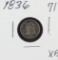 1836 - CAPPED BUST HALF DIME