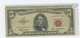 LOT OF 2 - FIVE DOLLAR SILVER CERTIFICATE