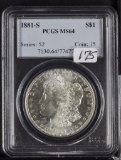 1881-S PCGS MS64 MORGAN DOLLAR