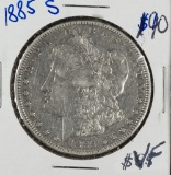 1885-S MORGAN DOLLAR - VF