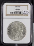 1897 - NGC MS63 MORGAN DOLLAR