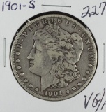 1901-S MORGAN DOLLAR - VG/F