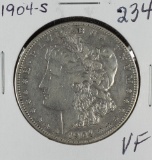 1904-S- MORGAN DOLLAR -VF