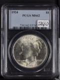 1924 - PCGS MS62 - PEACE DOLLAR