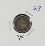 1842-O LIBERTY SEATED DIME - VF