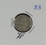 1906-S BARBER DIME - XF