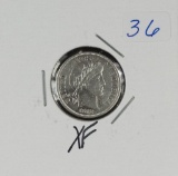 1912-S BARBER DIME - XF