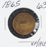 1865 - TWO CENT PIECE - XF/AU