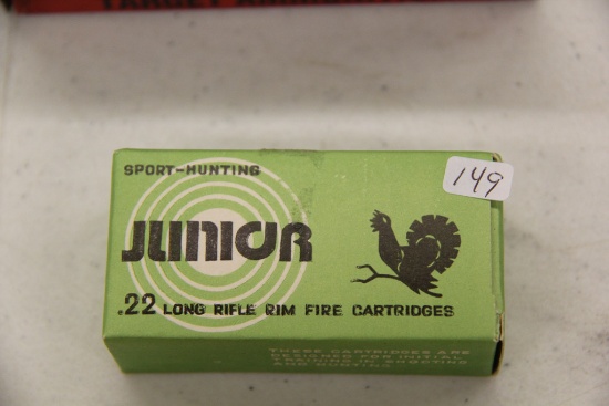 1 Box of 50, Junior 22 LR