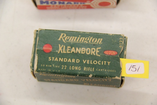 1 Box of 50, Remington Kleanbore 22 LR #6122