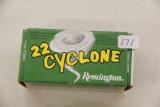 1 Box of 50, Remington Cyclone 22 LR HP