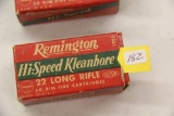 1 Box of 50, Remington Hi-Speed Kleanbore 22 LR