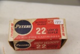 1 Box of 50, Peters 22 LR