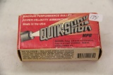 1 Box of 50, Quik-Shok 22 LR 32 gr