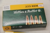 1 Box of 20, Lellier & Bellot 223 Rem 55 gr FMJ