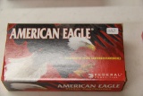 1 Box of 50, American Eagle 9 mm 115 gr FMJ