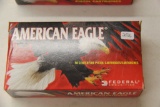 1 Box of 50, American Eagle 9 mm 115 gr FMJ