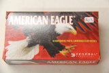 1 Box of 50, American Eagle 9 mm 115 gr FMJ