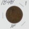 1848 - BRAIDED HAIR LARGE CENT - XF